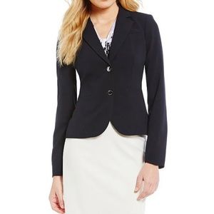 Calvin Klein Navy Petite Suit Set- blazer 6P, pants 4P, skirt 4P